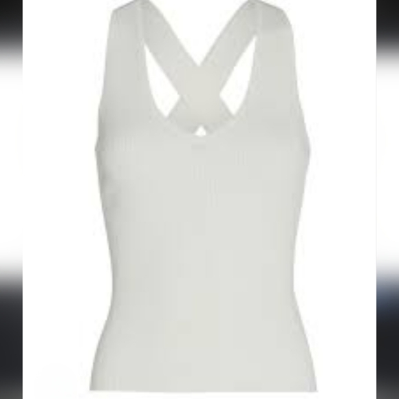 INTERMIX Jordan Cross Back Tank Top - Picture 4 of 8